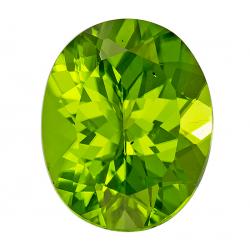 Peridot Oval 3.66 carat Green Photo