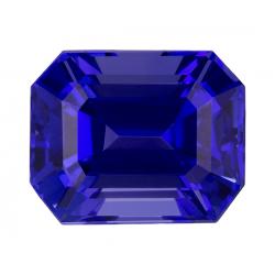 Tanzanite Emerald 2.94 carat Blue Purple Photo