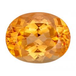 Topaz Oval 5.87 carat Yellow Orange Photo