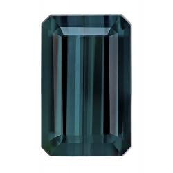 Tourmaline Emerald 7.71 carat Blue Photo