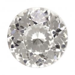 Sapphire Round 3.69 carat White Photo