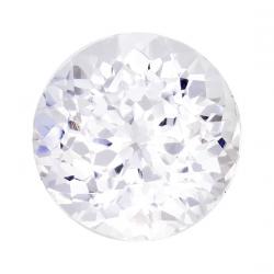 Sapphire Round 6.24 carat White Photo