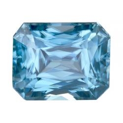 Zircon Emerald 3.59 carat Blue Photo