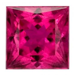 Tourmaline Square 2.10 carat Red Purple Photo