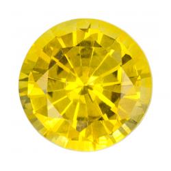 Sapphire Round 1.16 carat Yellow Photo