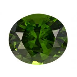 Zircon Oval 4.54 carat Green Photo