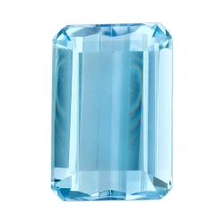 Aquamarine Emerald 0.57 carat Blue Photo