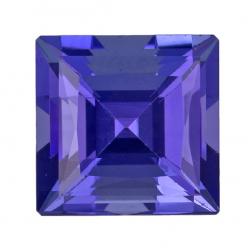 Tanzanite Square 0.96 carat Blue Purple Photo