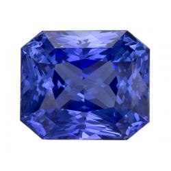 Sapphire Radiant 3.46 carat Blue Photo
