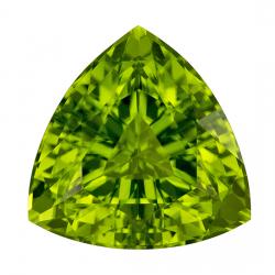 Peridot Trillion 4.89 carat Green Photo