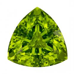 Peridot Trillion 4.89 carat Green Photo