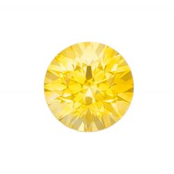 Sapphire Round 0.34 carat Yellow Photo