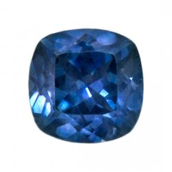 Sapphire Cushion 0.78 carat Blue Green Photo