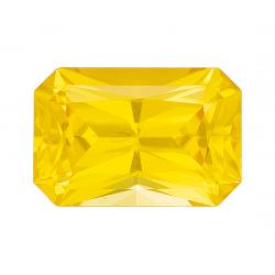 Sapphire Radiant 0.67 carat Yellow Photo