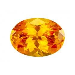 Sapphire Oval 0.69 carat Yellow Photo