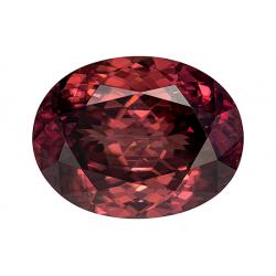 Zircon Oval 19.38 carat Brown Photo