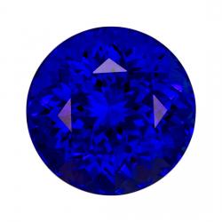 Tanzanite Round 5.94 carat Blue Purple Photo