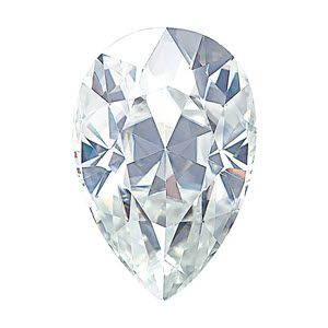 Moissanite Pear 1.20 carat Colorless Photo