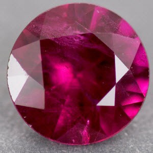Ruby Round 0.47 carat Red Photo