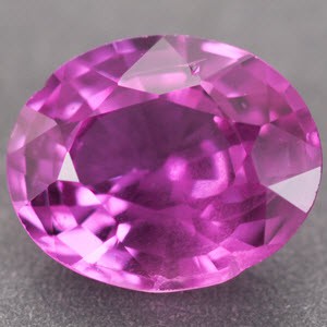 Sapphire Oval 0.97 carat Pink Photo