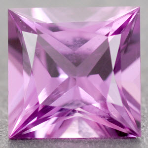 Sapphire Square 0.70 carat Pink Photo