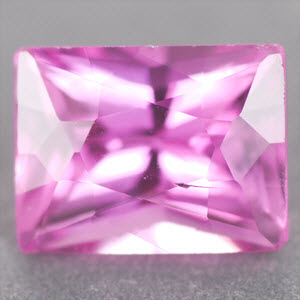 Sapphire Square 0.81 carat Pink Photo