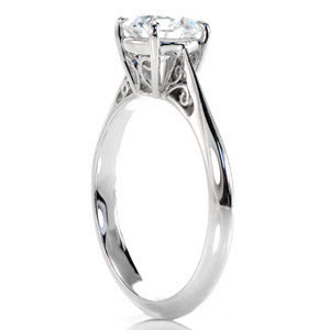Filigree engagement on sale ring settings