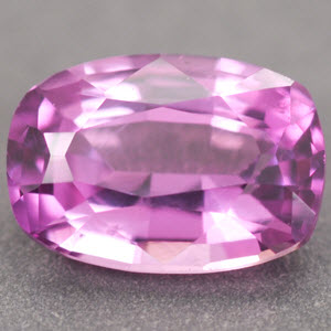 Sapphire Cushion 0.70 carat Pink Photo