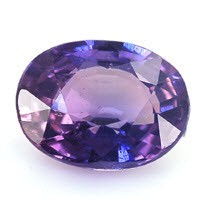 Sapphire Oval 2.11 carat Purple Photo