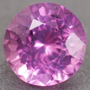 Sapphire Round 0.48 carat Pink Photo
