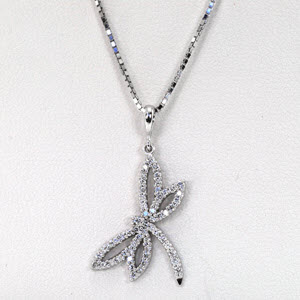Image for Diamond Dragonfly Pendant