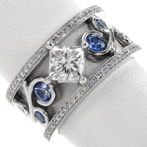 Unique Wide Wedding Rings and Engagement Bands Knox Jewelers