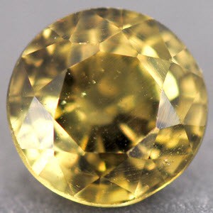 Sapphire Round 1.35 carat Yellow Photo