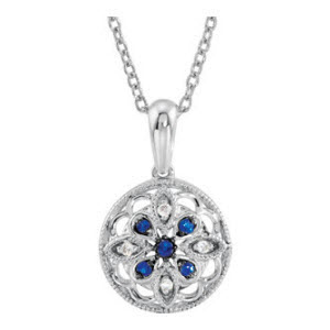 Image for Edwardian Sapphire Pendant