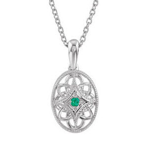 Image for Oval Edwardian Emerald