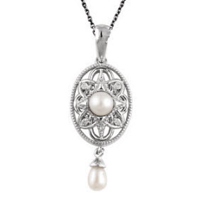 Image for Edwardian Pearl Pendant
