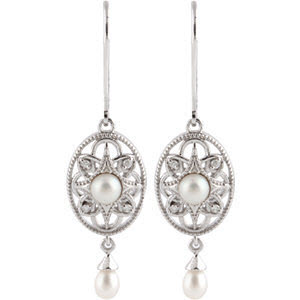 Image for Edwardian Pearl Earrings