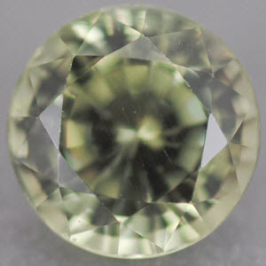 Sapphire Round 1.02 carat Green Photo