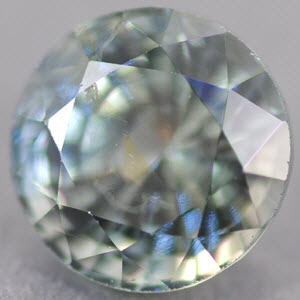 Sapphire Round 1.01 carat Green Photo