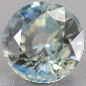 Sapphire Round 1.12 carat Green Photo