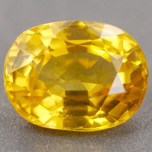 Sapphire Oval 1.26 carat Yellow Photo