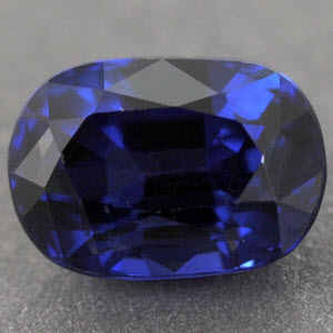 Sapphire Cushion 1.06 carat Blue Photo