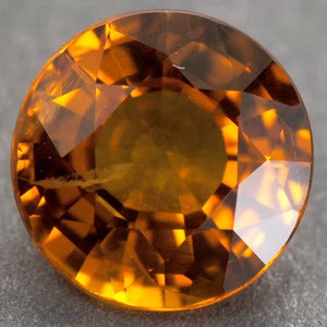 Sapphire Round 1.35 carat Orange Photo