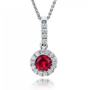 Image for Ruby Halo Pendant