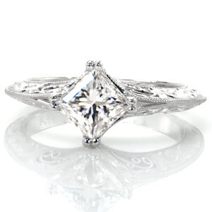 Solitaire Engagement Rings with Kite setting Knox Jewelers
