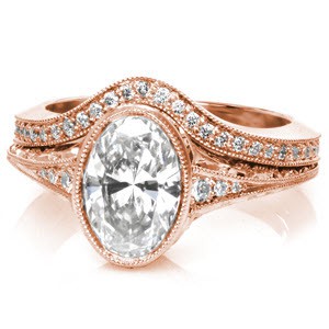 Image for Oval Marseille Diamond Band (Band Only)