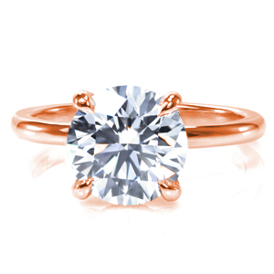 A dazzling 2.50 carat center stone is simply showcased in an elegant four prong setting. A decorative basket adds a bit of extra sparkle and flair and gives the profile view added interest. Set in gleaming platinum, this classic solitaire is a timeless statement of elegance and grace. 