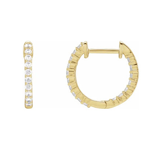 Image for Lab Grown Diamond Hoops