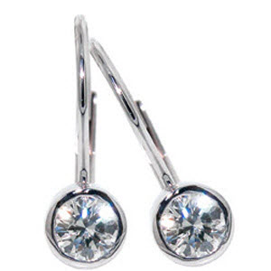 Image for .43 ct tw Lever Backs
