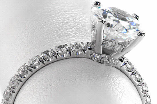 Micro Pave Engagement Rings Knox Jewelers